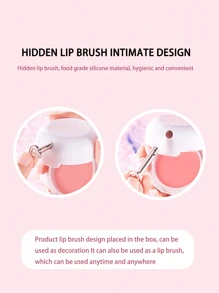 1pc 20g Lip Gloss Refillable Bottle With Brush, DIY Lip Balm Empty Container (White),Makeup,Cheap,Room Decor,Vanity,Travel,Bedroom,Makeup Accessories,Cheap,Stocking Stuffers,Makeup,Makeup Tools,Cheap Stuff,Gifts,Gifts For Women,Christmas Gifts - Multicolor - View 5