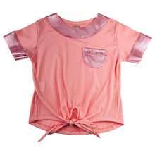 Children's Blouse With Embroidered Pocket - REF:1369 - Màu Hồng baby - Xem 1