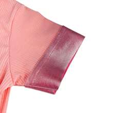 Children's Blouse With Embroidered Pocket - REF:1369 - Màu Hồng baby - Xem 4