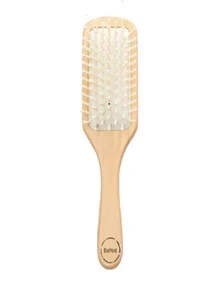 Curl Defining Brush,Boar Bristle Hair Brush Styling Brush For Detangling,Combing And Shaping Men And Women,Curls To Reduce Pulling And Curl Separation - 天然木色 - 查看 3