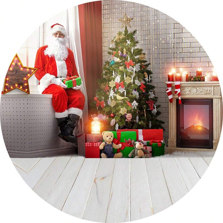 Round Party Panel Easy To Wear With Elastic Decoration 1.50m True Christmas - NAT035 - 查看 1