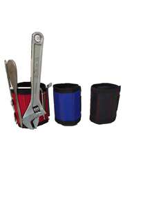 1 st. Geschikt voor het plakken van opslag, schroeven, spijkers, boren, enz. Magnetische polsband Magnetische gereedschapsset Elektricien accessoires Magneetplukker om schroeven te absorberen Magnetische polsband Vijf rijen van tien magneten