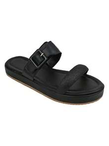 Women's Casual Platform Flip Flops Shiny REF421 - màu đen - Xem 3
