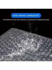 50/100/150/200pcs 13*15cm Bubble Mailers, Padded Envelopes, Thick Anti-Shock Transparent Bubble Bags, Foam Bubble Wrap Liner For Delivery - Clear - View 8