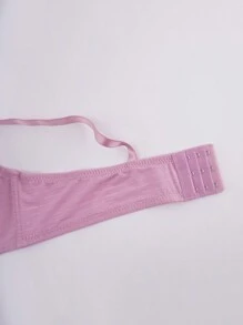 Conjunto de ropa interior para mujer, conjunto de dos piezas de copa B, conjunto de ropa interior sexy con tirantes y hebilla de metal para mujer, cómodo y elegante conjunto de bikini con sujetador push-up - Albaricoque - Ver 8