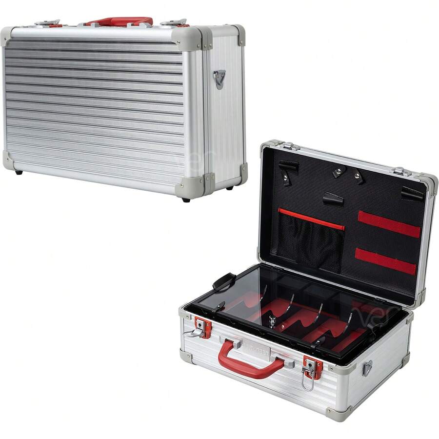 JC Barber 5 Clippers Removable Tray Barber Carrying Professional Travel