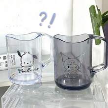 洗漱杯高低杯可爱狗狗洗漱杯学生宿舍情侣家用简约时尚 - 彩色 - 查看 5