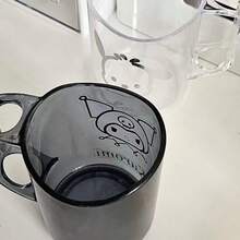 洗漱杯高低杯可爱狗狗洗漱杯学生宿舍情侣家用简约时尚 - 彩色 - 查看 4