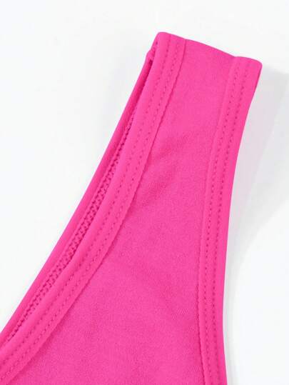 Women Seamless Com Tafel Single Layer Thin Removable Pad Sports BH view 8