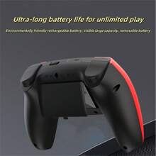 P5 Controller And Built-In Game Console With Screen, Rechargeable, Connected To TV, Two-Player Combat Handheld Console With 520 Retro Games - Blue - View 9