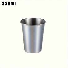 1pc260/300/350/400/500ML Cốc đựng nước bằng thép không gỉ - Không vỡ, có thể xếp chồng lên nhau Chất lượng cao cấp 18/18 Cốc uống nước bằng kim loại cho các hoạt động gia đình & ngoài trời, dã ngoại, du lịch & cắm trại - Nhiều màu - Xem 11