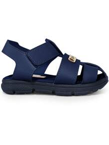 Little toe Kit 2 Pairs Of Sneakers And Sandals For Boys, Casual And Comfortable - 鏽棕色 - 查看 9