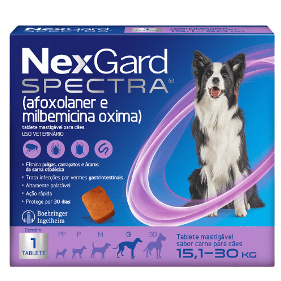 Nexgard Spectra Flea And Tick Treatment 15.1 To 30 Kg Original Sealed