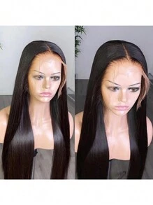 Summer Glueless 36 Inch Discount Natural Lace 13*4 Front Lace Human Hair Wigs Straight Hair Extensions Wig - Versatile For Casual & Special Occasions, 13x4 Lace Front Wig 180 Density Straight Real Hair Transparent Lace Wigs Wigs For Women Halloween,Costume Party ,Party Dress Up,Lace Front Wig For Human Hair Straight Human Hair Pre Plucked For Women Lace Front Wigs Human Hair Suitable As Women's Gift (Bob Wigs 8-16 Inch)