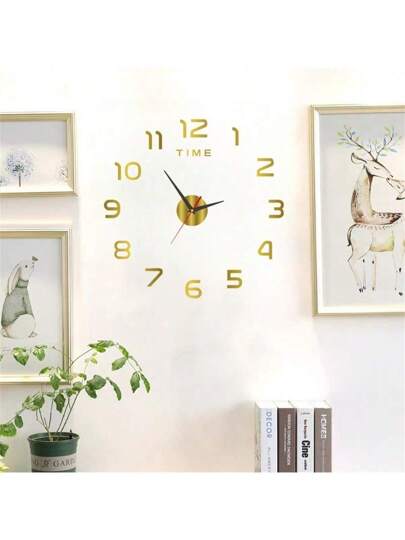 Moderne 16 35.4 51.18 Inch DIY Acrylic Wand Klok Large Silent Non Ticking Living Room, Bedroom, Kitchen Customizable Zwart Numeral ative Minimalist Easy Installation, Perfect Home Office Contemporary Sc inavian Art Timepiece Lightweight, High Quality Material Room view 5