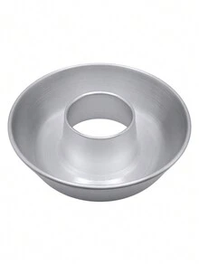 22cm Rosca Mold, For Hollow Chiffon Cake Or Gelatin, Loaf, Bread, Oven, Pastry, Aluminum. - 淺灰色 - 查看 5