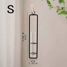1pc Decorative Wall Mounted Living Room, Creative Glass Vase, Green Ivy Plant, Wall Mounted Hydroponic Container, Wall Decoration Room Decors Garden Decor Wedding Decor Home Decors