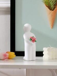 1 bức tượng nhỏ bằng nhựa trang trí, dùng để trang trí nhà cửa, phòng khách, phòng ngủ, phòng học, đám cưới, tiệc tùng, các ngày lễ như ngày lễ tình nhân, giáng sinh, ngày của mẹ, lễ tạ ơn - Một món quà tuyệt vời cho ngày lễ tình nhân - Nhiều màu - Xem 9