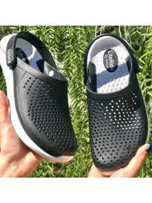 Croci Babouche Lite Ride Men's Women's Super Quality Premium - ĐI ĐEN-TRẮNG LITE - Xem 2