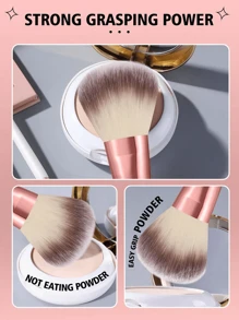 38pcs Makeup Brush Set, Including: 20pcs Face Brush, Eye Brush, Eyebrow Brush, Foundation Brush, Blush Brush, Mixing Brush, Concealer Brush, Lip Brush, Detail Brush, Nose Shadow Brush, Eyeliner Brush, Powder Brush, Nail Brush, Face Mask Brush, Clay Mask Brush, Highlighter Stick, 1pc Makeup Brush Cleaning Bowl