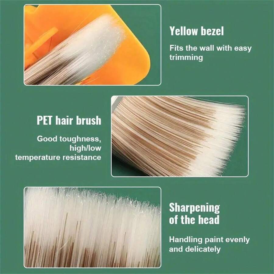 2PCS MultiFunctional Internal Wall And Roof Paint Brush With Imitation