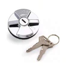 Para Toyota Interruptor de la tapa de combustible - Plateado - Ver 5