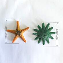 Bộ trang trí bể cá 5 món/bộ, Cuộc chạm trán giữa bạch tuộc và rùa nhỏ, Chứng kiến sao biển, Liệu có phải là sự sống còn của kẻ mạnh nhất hay tia lửa sẽ bay, Tự làm đang chờ đợi - Nhiều màu - Xem 2