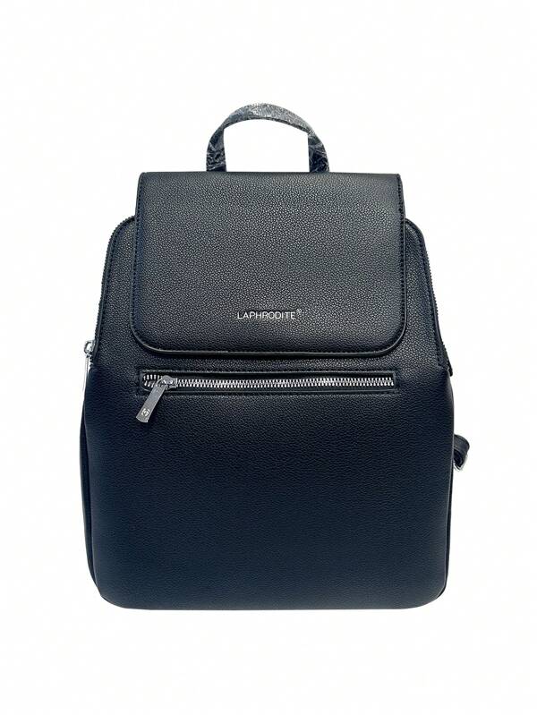 Mochila de moda para mujer MILANO, de piel de PU, minimalista, de lujo silencioso, elegante, de negocios/casual, de unicolor, de alta capacidad para el trabajo, viajes, citas, viajes en transporte público, de alta calidad y gran capacidad