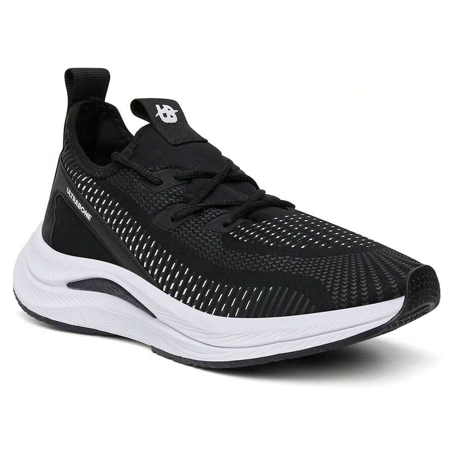 Women's Orthopedic Sports Shoes For Gym Running Crossfit - 黑與白 - 查看 1