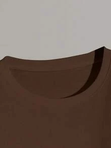 Men's CHICAGO Streetwear T-Shirt 100% Cotton Skate Street Style In Premium Mesh - Rỉ Nâu - Xem 3