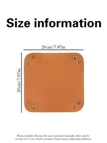 1pc Personalized PU Leather Jewelry Tray, Name Letter Pattern Design, For Keys, Rings, Necklaces, Earrings Storage And Display, Foyer, Living Room Coffee Table Decor, Suitable For Wedding Memento, Valentine's Day, Mother's Day Gift