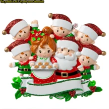 2 đồ trang trí treo bằng nhựa hình ông già Noel, hoàn hảo để trang trí cây thông Noel - Nhiều màu - Xem 12