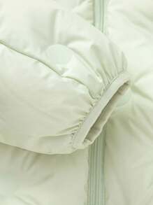 Balabala Baby Hooded Down Jacket Winter 2024 New Cute Warm Outerwear - Pink Green - View 7