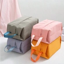 1pc Portable Travel Storage Bag, Sanitary Napkin Storage Bag, Socks Storage Bag, Underwear Storage Bag, Cosmetic Bag, Travel Suitcase Packing Bag, Student Multi-Functional Storage Bag, Suitable For Underwear, Socks And Cosmetics And Daily Necessities Storage - Durable Clothing And Necessities Storage Solution