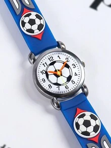 Đồng hồ thạch anh bóng đá phong cách thể thao dành cho trẻ em (YY06) - Một cỡ - Xem 4