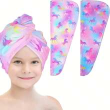 1 chiếc khăn quấn tóc hình học cho nữ, khăn lau tóc sợi nhỏ thấm hút và khô nhanh, mũ sấy tóc siêu mềm, lý tưởng cho tóc dài và tóc ngắn, khăn lý tưởng, sản phẩm phòng tắm, quà tặng hoàn hảo cho phụ nữ, quà tặng Giáng sinh cho đồ trang trí phòng tắm tại nhà, mũ trùm đầu - Nhiều màu - Xem 3