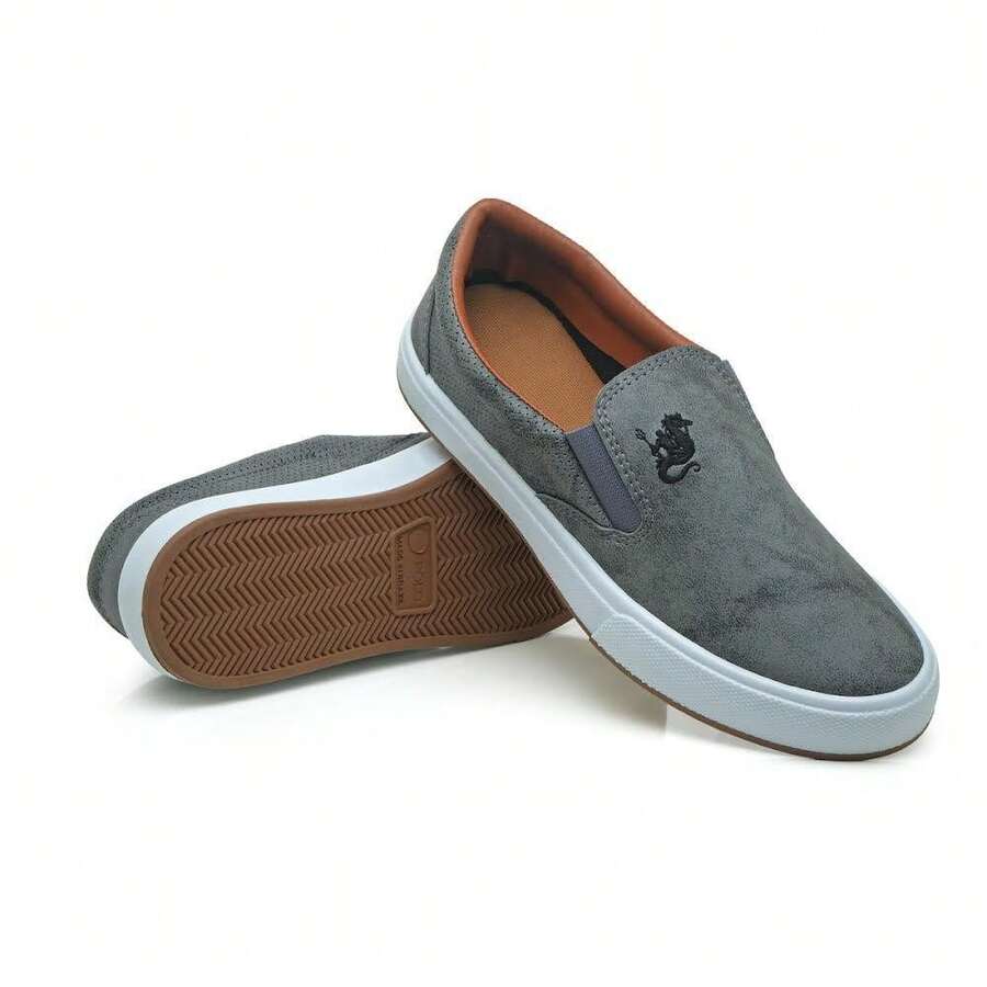 PL Iate Casual Men's Sneakers Comfortable Soft Lightweight New 2025 - Xám - Xem 1