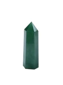 Torre di cristallo naturale verde avventurina di grandi dimensioni, obelisco in quarzo, minerali, strumento di healing Reiki, bacchetta, decorazione per la casa - Pilastro di giada avventurina - Visualizzare 11