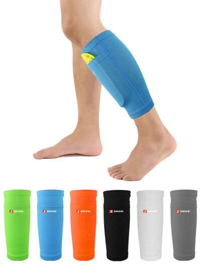 1Pair Football Leg Guards, Shin Guards, Sock Covers, Insert Piece, Adult And Adolescent Pocket Style, Breathable And Soft