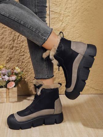 Autumn/Winter Women Versatile Sports Sneakers Running Shoes Ankle Boots