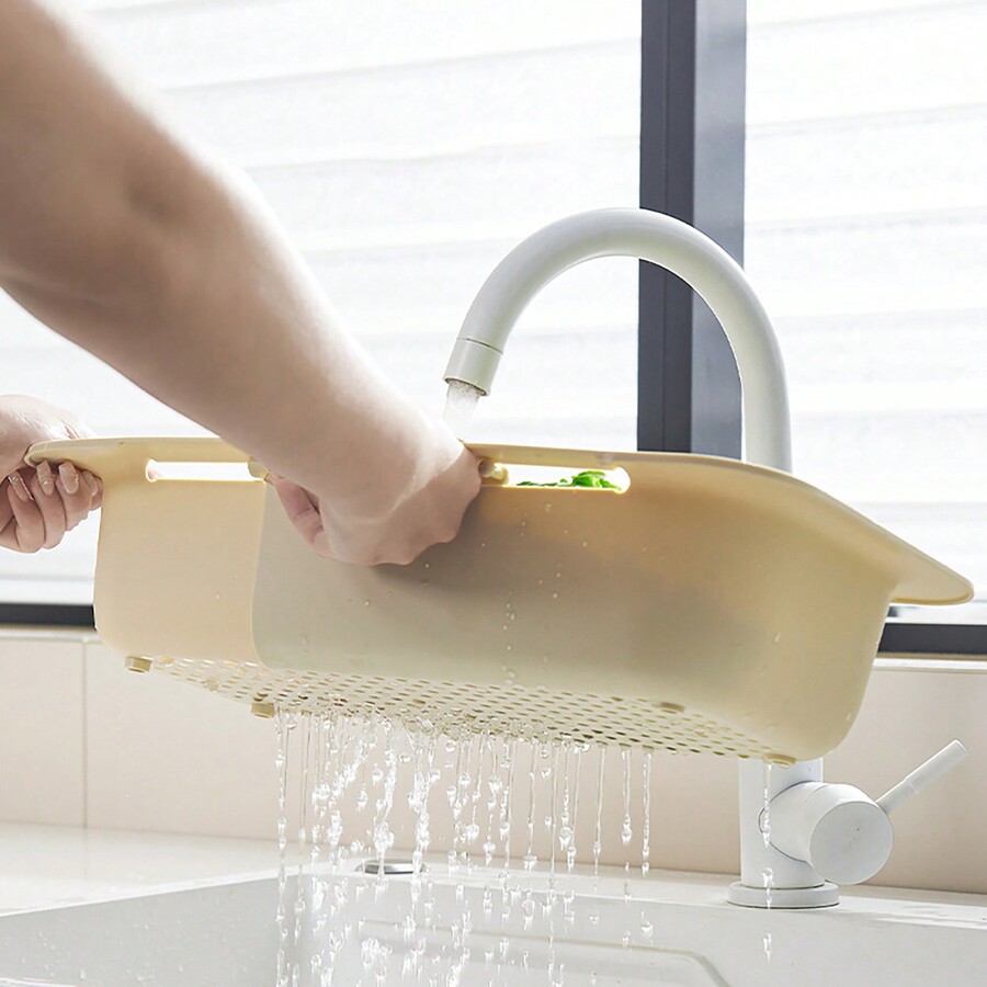 Retractable Sink Strainer Basket, Foldable Strainer Basket, Suitable