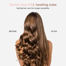 Máy sấy tóc & lược khí nóng 2 trong 1, dụng cụ tạo kiểu đa năng dùng tại nhà, không làm hỏng tóc, quà tặng cho mẹ, quà tặng ngày lễ tình nhân, quà tặng cho bạn trai, quà tặng ngày lễ tình nhân, màu hồng và dễ thương cho ngày lễ thánh Patrick - Phích cắm loại C của EU (220-240V) - Xem 9