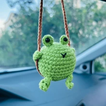 onEternal Handmade Crochet Decorative Ornament, Hanging Accessory For Car Interior, Decor, Gift