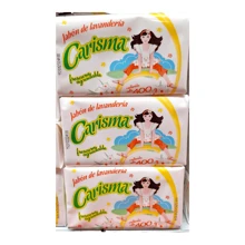 Jabon de barra carisma de 400gr set de 3pzs - Verde - Ver 1