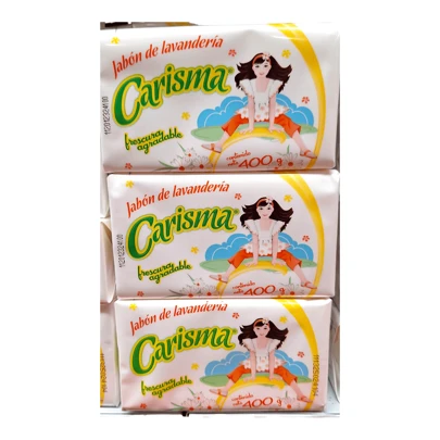 Jabon de barra carisma de 400gr set de 3pzs