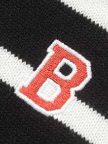 Balabala Boys' & Girls' High-Neck Knit Sweater Pullover For Fall/Winter 2024 - Black - View 4