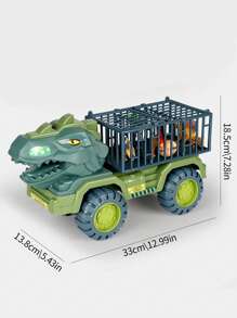 1/2/3pcs Dinosaur Construction Truck Toys Boys Set Transport Truck Dump Truck Mixer Excavator Crane Truck (With Dinosaur) Children's Toys Birthday Gifts Boys Indoor Toys, Boys Toys Cool Gifts Toy Cars For Kid - 彩色 - 查看 9