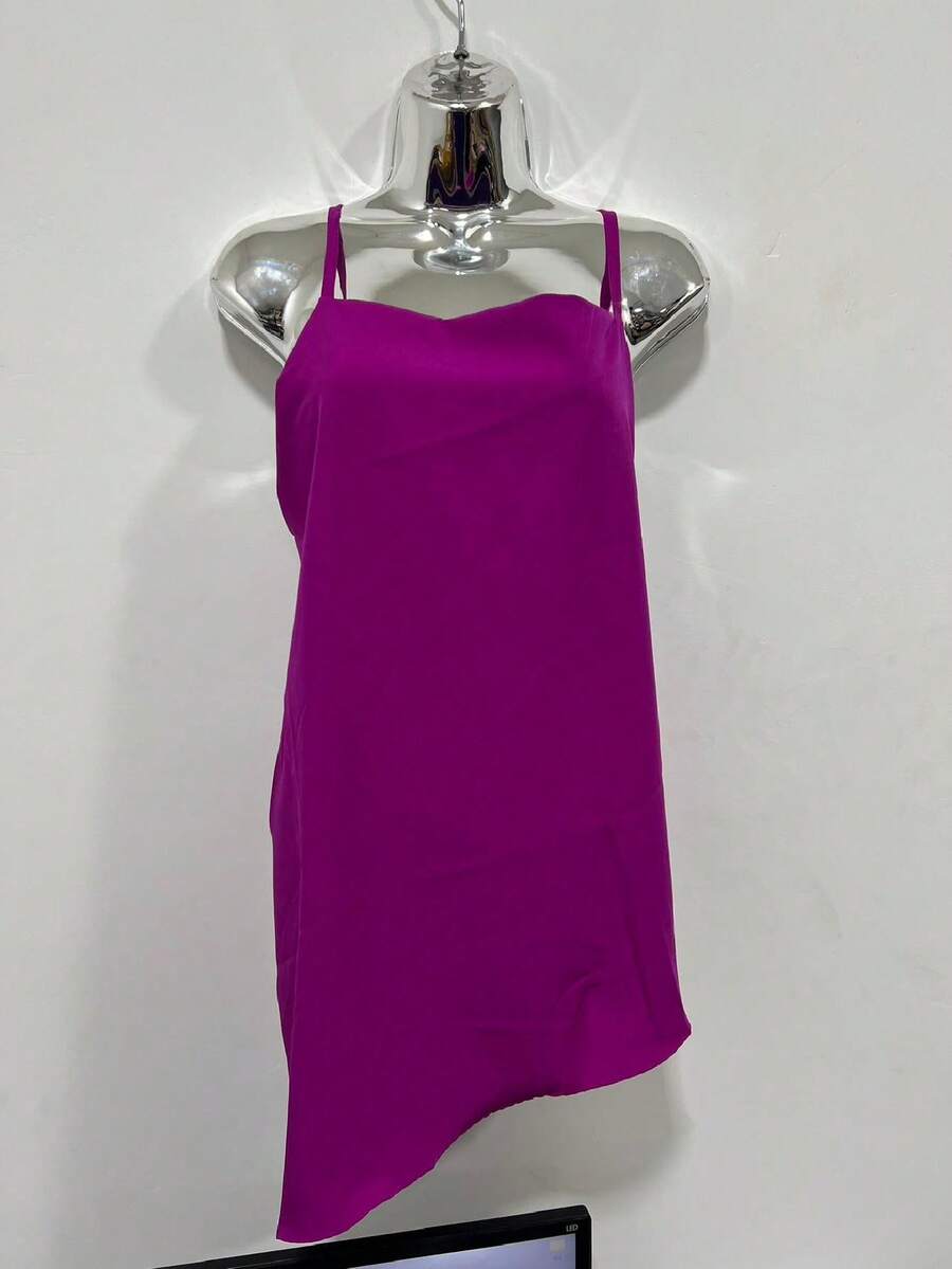 Women's Summer Tank Top With Bow - 紫羅蘭色 - 查看 1