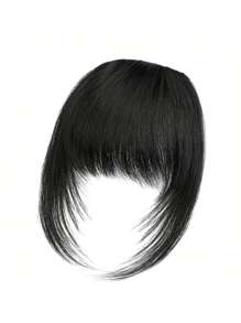 Synthetic Bangs Wig Extensions With Straight Bangs, Heat Resistant And High Temperature Silk, Suitable For Daily Wear And Parties