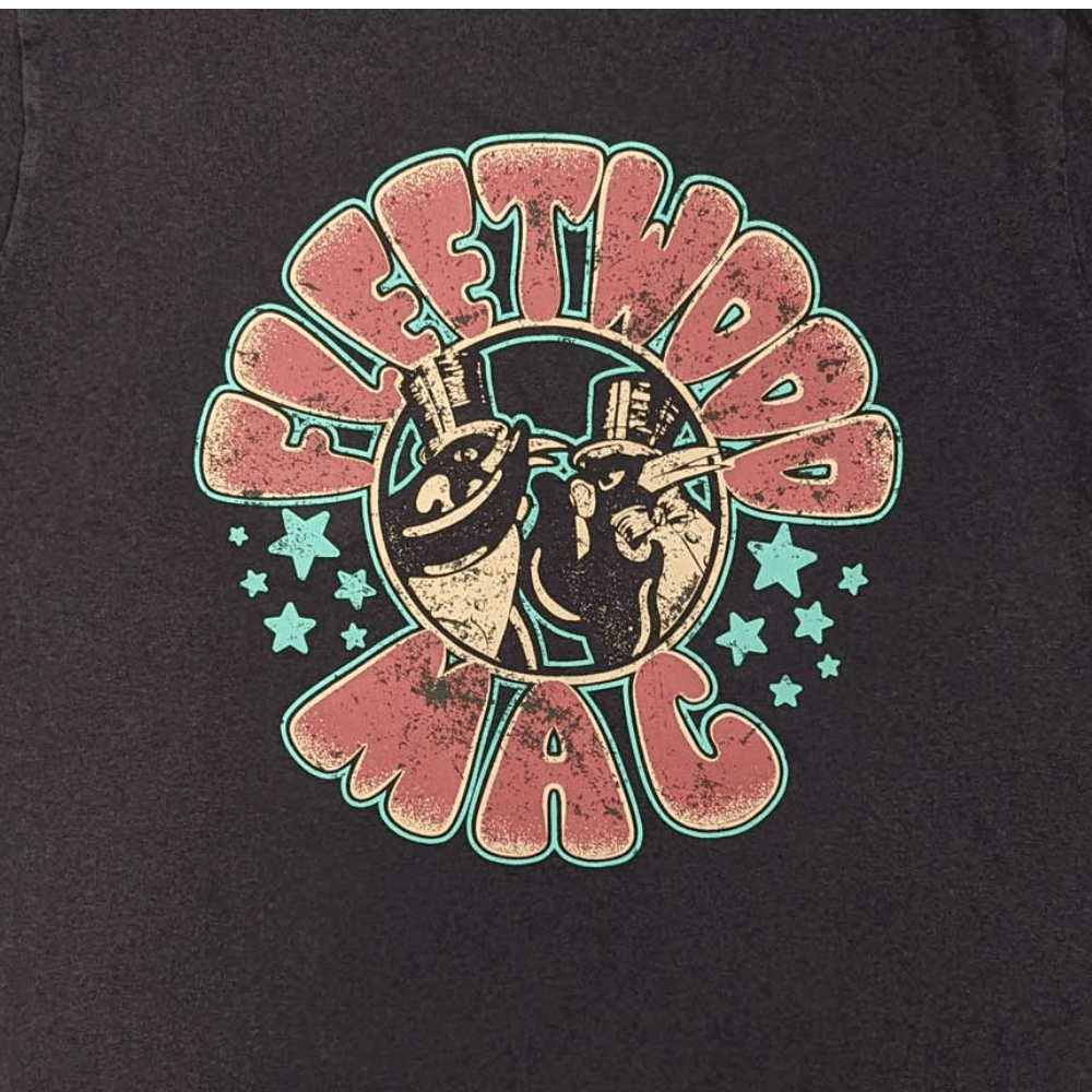 Fleetwood Mac Official Band TShirt Stars & Penguins SHEIN UK